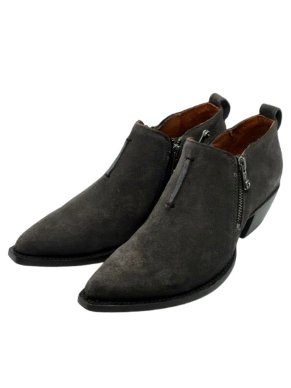 FRYE~Sacha Moto Shootie Boot~Women's COWBOY SIDE ZIP ANKLE BOOTS Sz 7.5